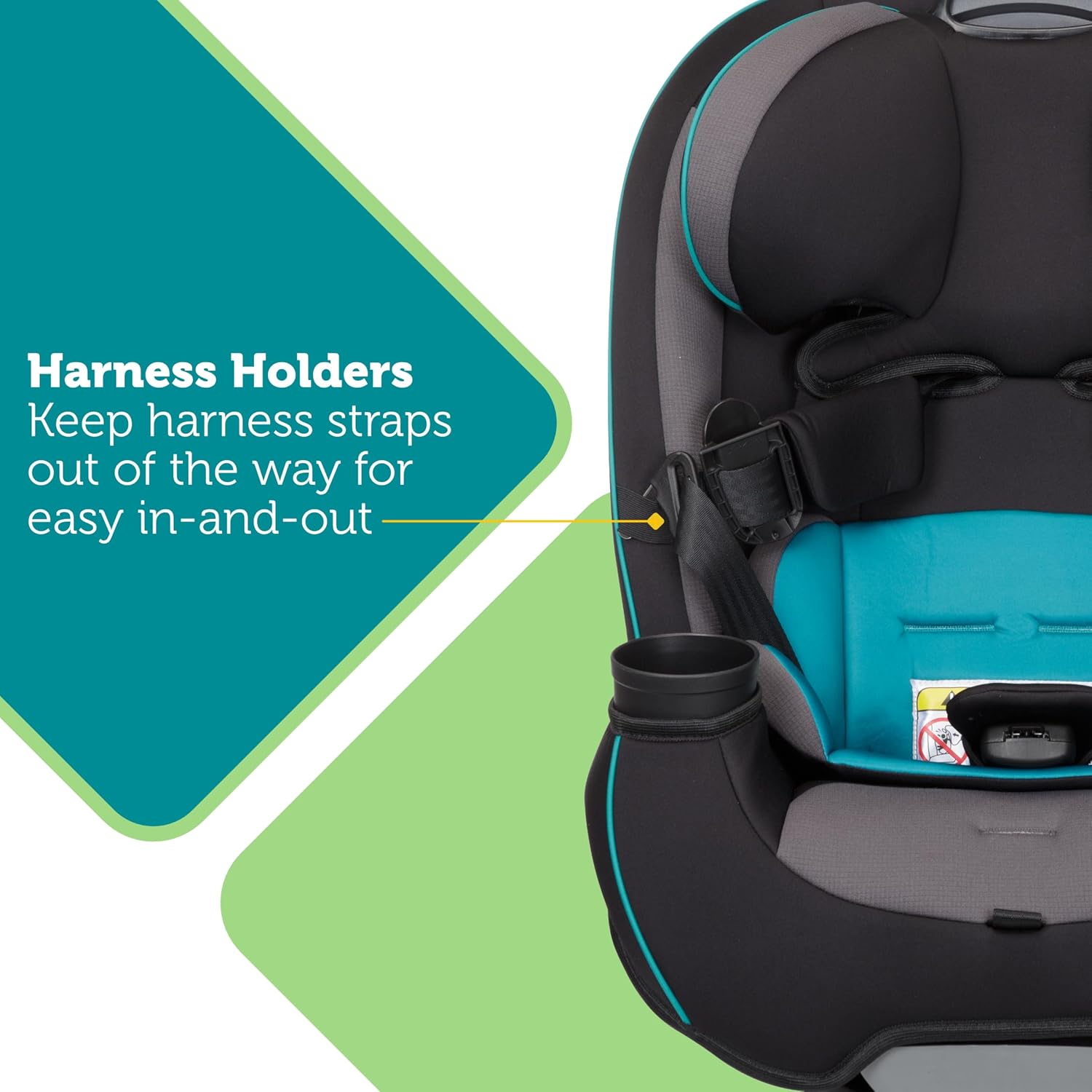 Safety 1st Grow and Go All-in-One Slim Convertible Car Seat, Rear Facing, 5-40 lbs, Forward Facing (30–65 lbs), High Back Booster Seat 40-100 pounds