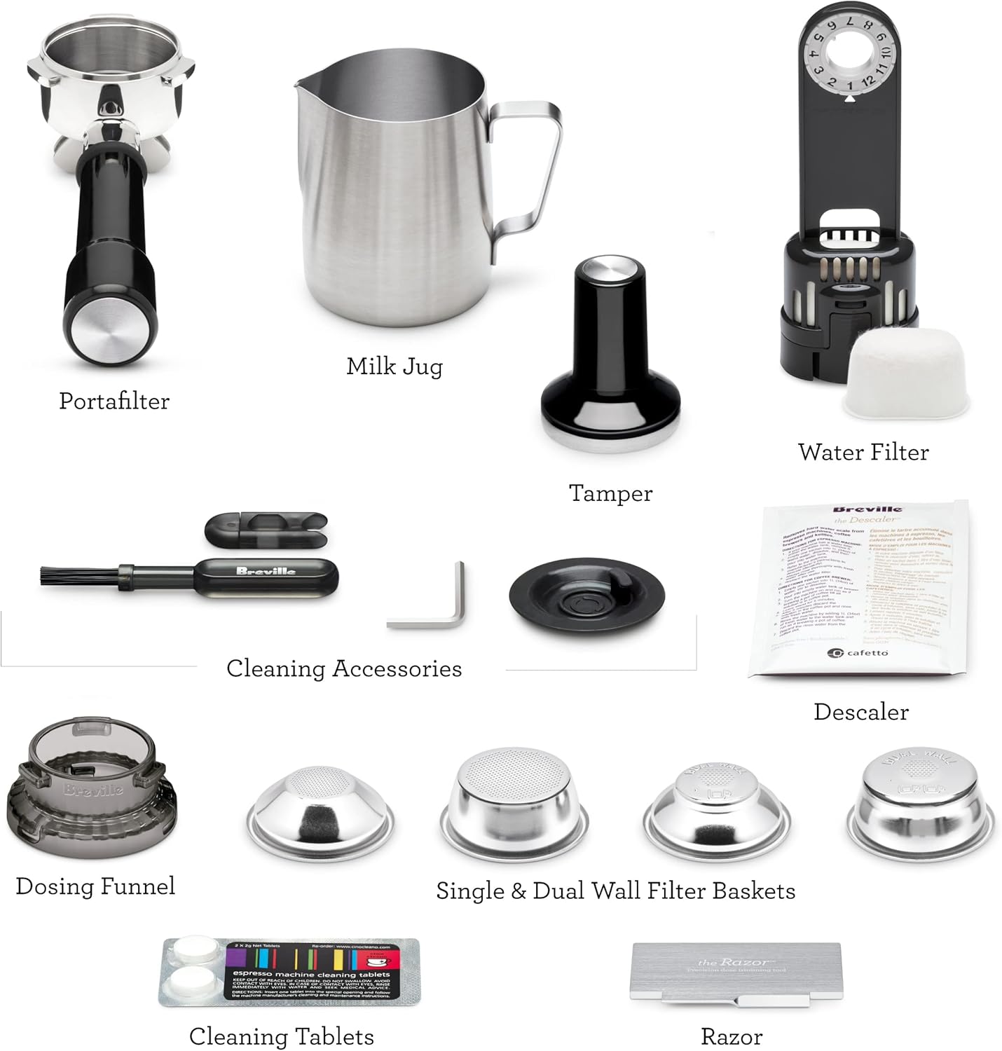 【Limited-time offer】Breville Barista Express Espresso Machine BES870XL, Brushed Stainless Steel