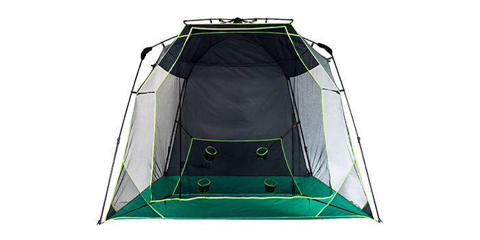 Professional Large Golf Practice Tent | Backyard Driving Range Cage with Target Net - Heavy Duty for Full Swing Training