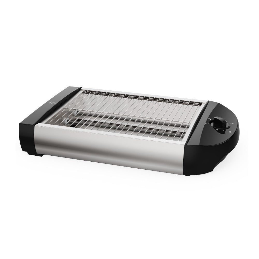 2-Slice Mechanical Toaster - 900W Fast Heating, 3 Heating Turbines, Even Browning, Silver