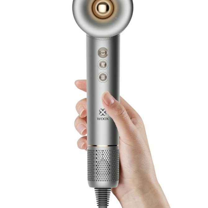 1600W Ionic Hair Dryer with Magnetic Nozzle - 3 Heat & 3 Speed Salon Settings, Fast Drying, Lightweight, Frizz Control