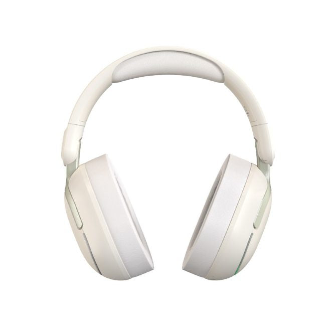 White Wireless Headphones - 400mAh Battery, Bluetooth/FM Radio/AUX 3-in-1, Over-Ear for All-Day Use