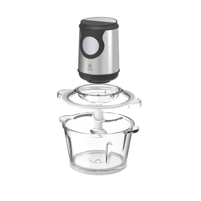 Electric Food Chopper & Processor - 350W, 2.0L Glass Bowl, 2-Speed Control, Transparent Lid, for Chopping, Grinding & Pureeing
