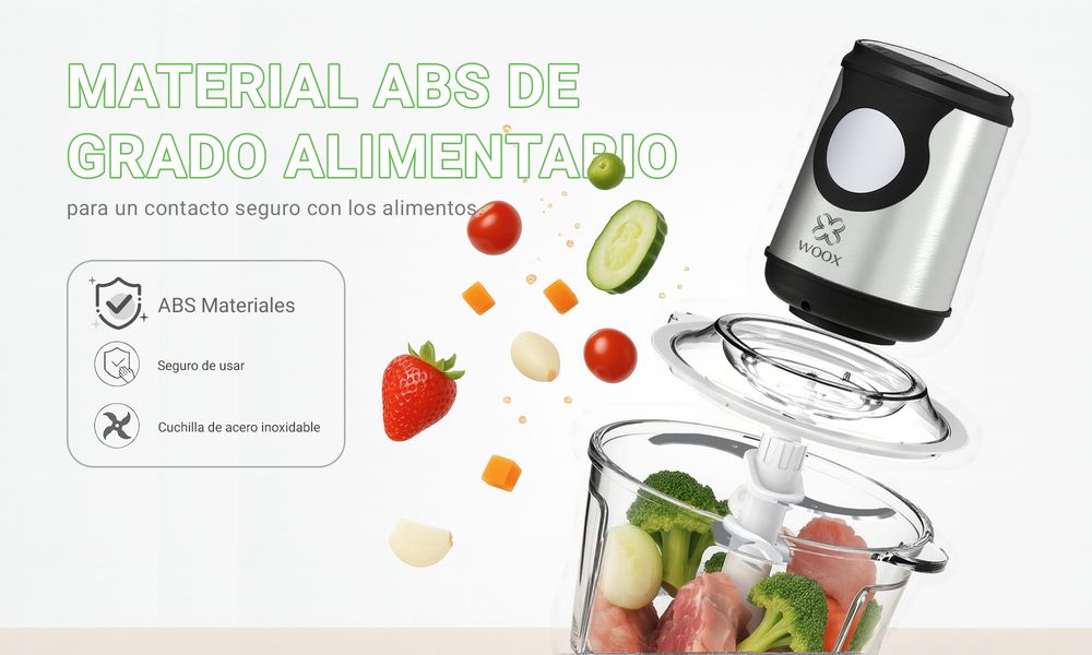 Electric Food Chopper & Processor - 350W, 2.0L Glass Bowl, 2-Speed Control, Transparent Lid, for Chopping, Grinding & Pureeing