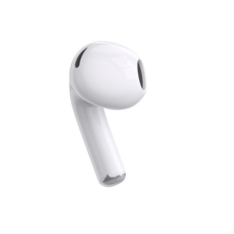 MX0053 TWS Wireless Earbuds - White, Bluetooth 5.3, 48H Playtime, ENC Calls, IPX5 Waterproof