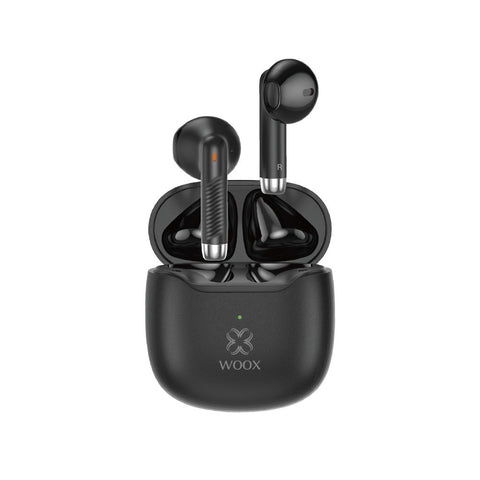 MX0055 TWS Wireless Earbuds - White, Bluetooth 5.4, 50H Playtime, ENC Calls, Fast Charging, IPX5 Waterproof