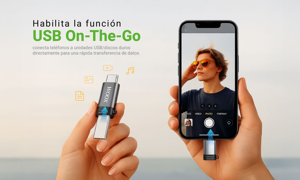 USB-A Female to USB-C Male Adapter - Convert Old Cables to Type-C, OTG Compatible, Data Sync & Charging, Aluminum Shell