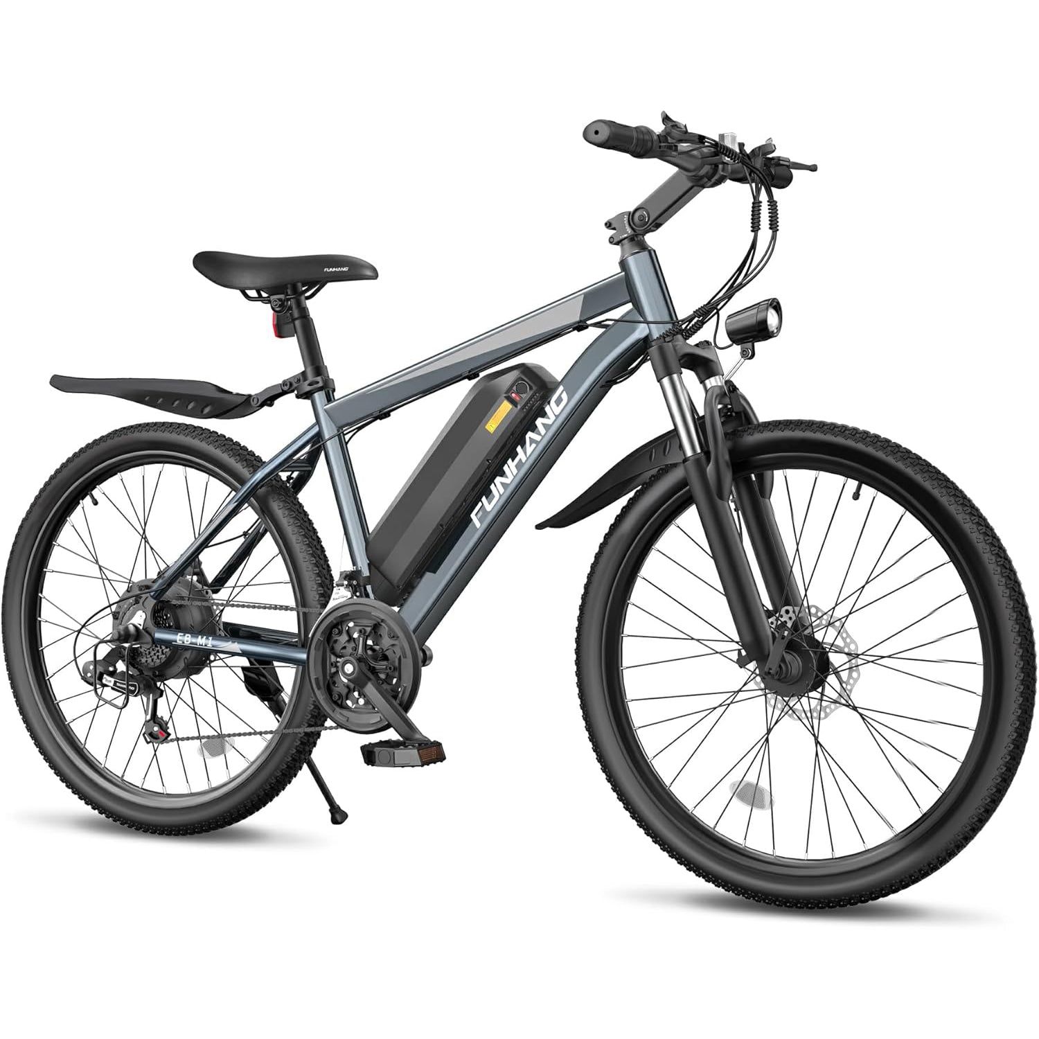 Electric Bike for Adults, 1000W Peak Ebike, 50Miles 21.7MPH Electric Mountain Bike, 26" Adult Electric Bicycle with 48V Removable Battery, Adjustable Stem, Fenders, 21 Speed, UL 2849 Certified