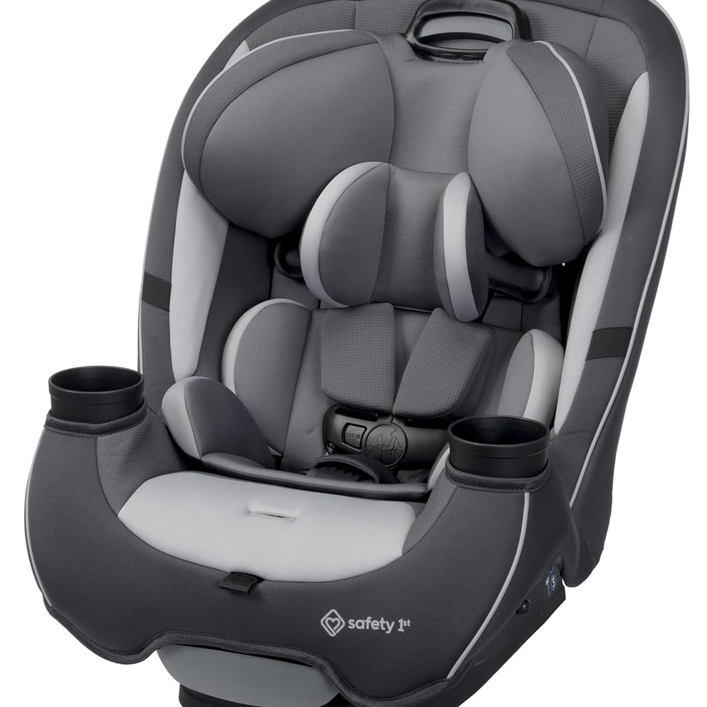 Safety 1st Grow and Go All-in-One Slim Convertible Car Seat, Rear Facing, 5-40 lbs, Forward Facing (30–65 lbs), High Back Booster Seat 40-100 pounds